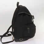 PRADA Backpack Nylon Black yk11052