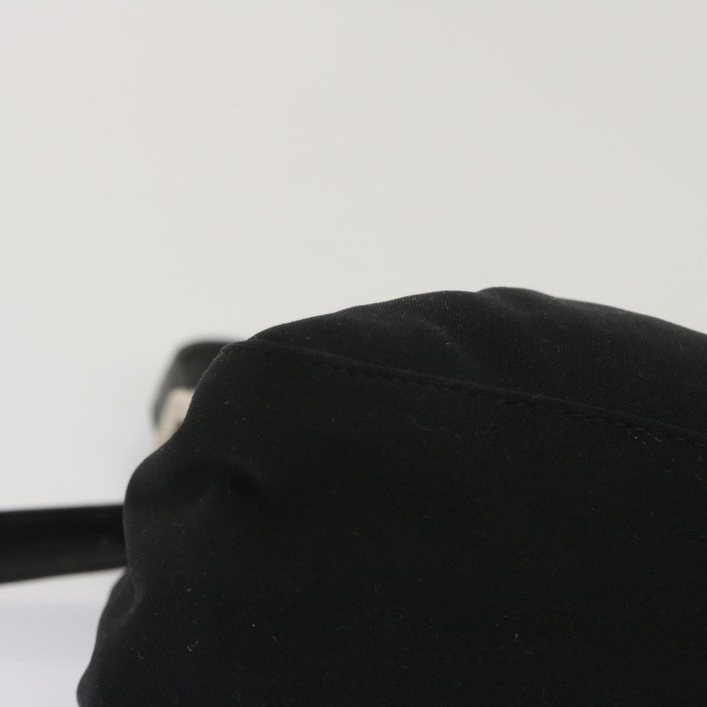 FENDI Mamma Baguette Shoulder Bag Nylon Blackyk11053