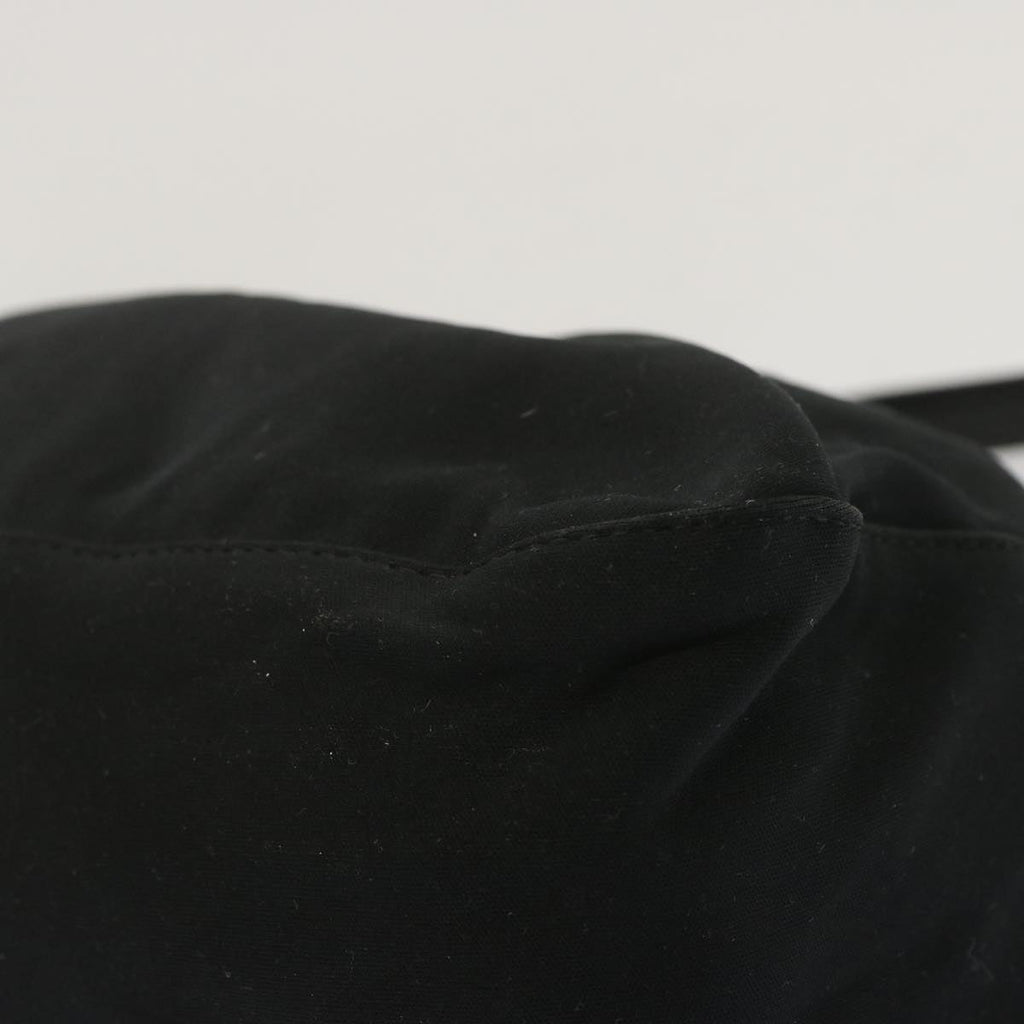 FENDI Mamma Baguette Shoulder Bag Nylon Blackyk11053