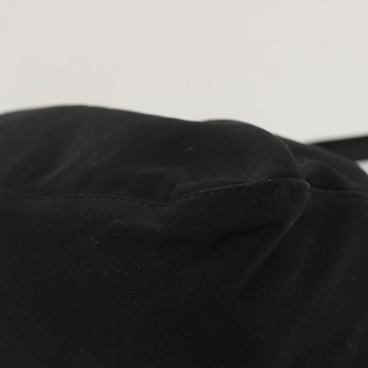 FENDI Mamma Baguette Shoulder Bag Nylon Blackyk11053