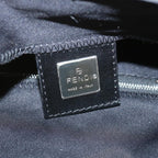 FENDI Mamma Baguette Shoulder Bag Nylon Blackyk11053