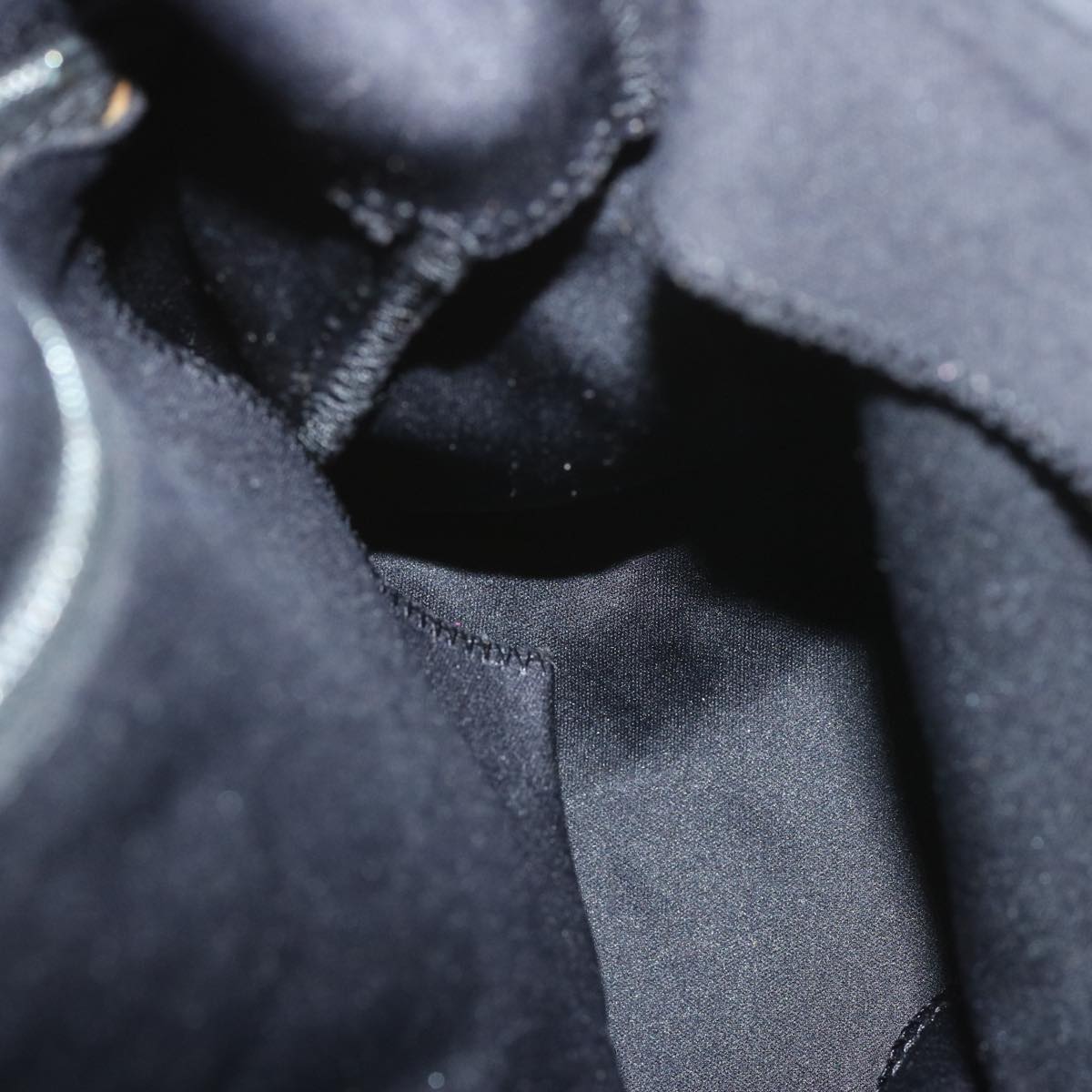 FENDI Mamma Baguette Shoulder Bag Nylon Blackyk11053