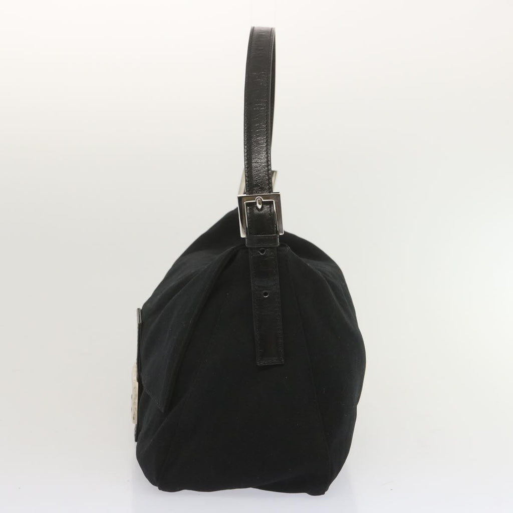 FENDI Mamma Baguette Shoulder Bag Nylon Blackyk11053