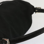 FENDI Mamma Baguette Shoulder Bag Nylon Blackyk11053