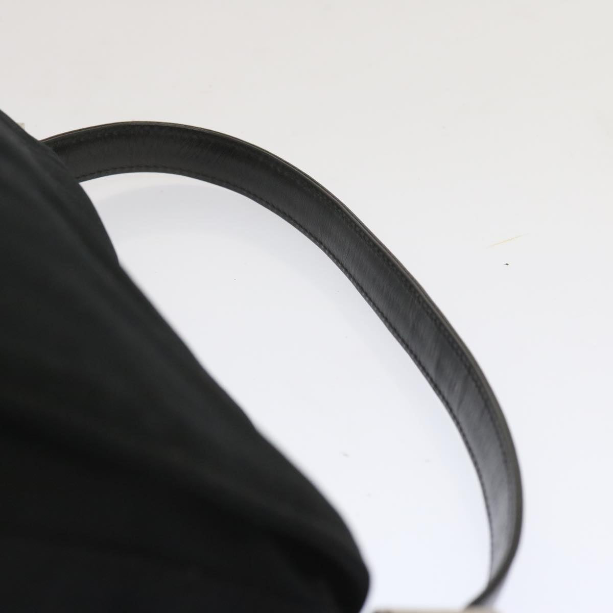 FENDI Mamma Baguette Shoulder Bag Nylon Blackyk11053