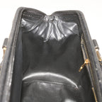 FENDI Zucca Canvas Hand Bag Black Brownyk11054