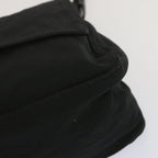 FENDI Mamma Baguette Shoulder Bag Nylon Blackyk11070