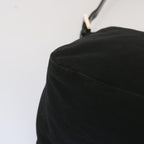 FENDI Mamma Baguette Shoulder Bag Nylon Blackyk11070