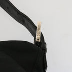 FENDI Mamma Baguette Shoulder Bag Nylon Blackyk11070