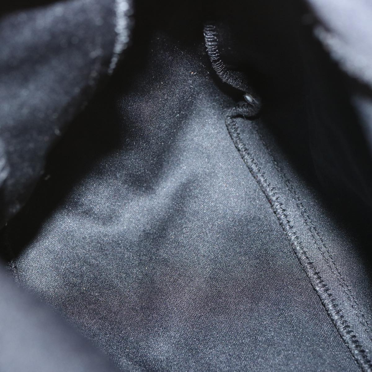 FENDI Mamma Baguette Shoulder Bag Nylon Blackyk11070