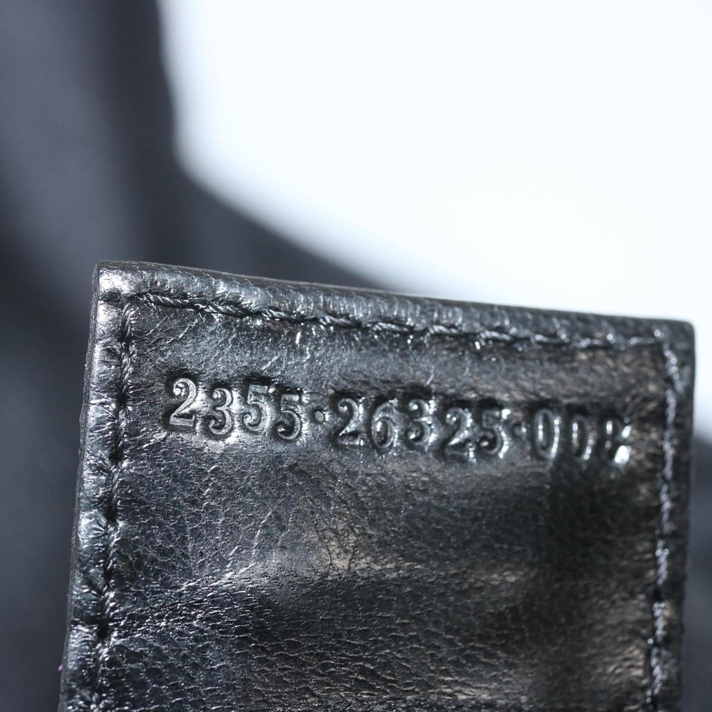 FENDI Mamma Baguette Shoulder Bag Nylon Blackyk11070