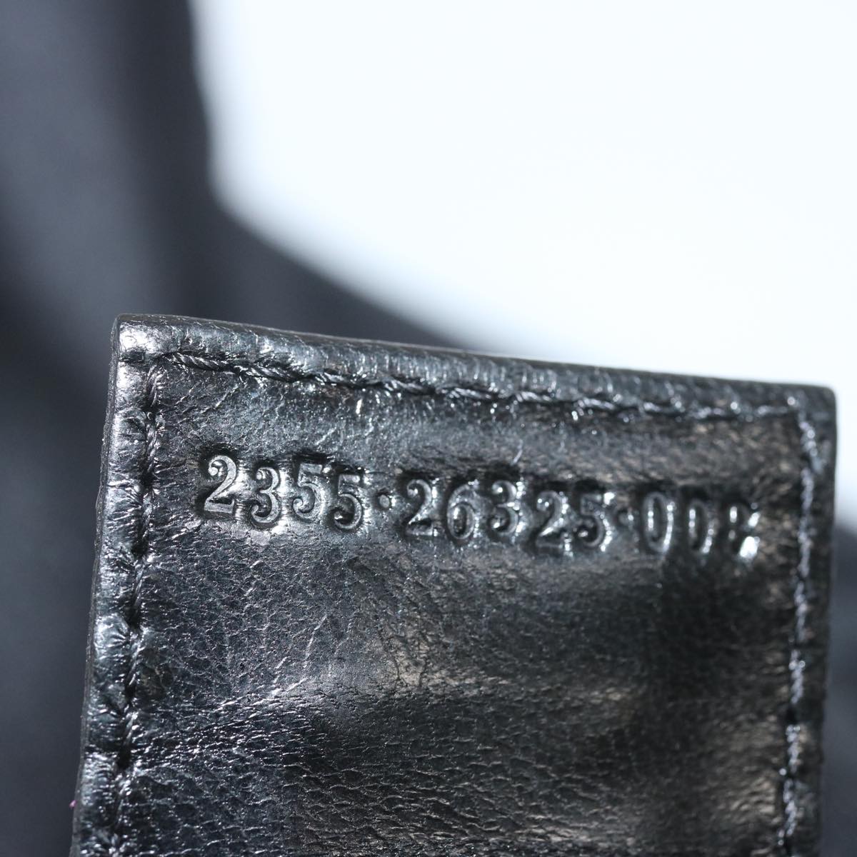 FENDI Mamma Baguette Shoulder Bag Nylon Blackyk11070