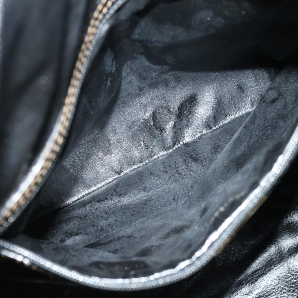 FENDI Zucca Canvas Boston Bag Brown Blackyk11110