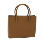 CELINE Hand Bag Leather Brown 11115