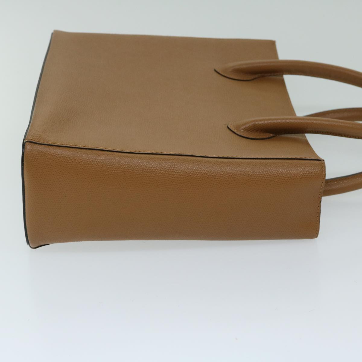 CELINE Hand Bag Leather Brown 11115