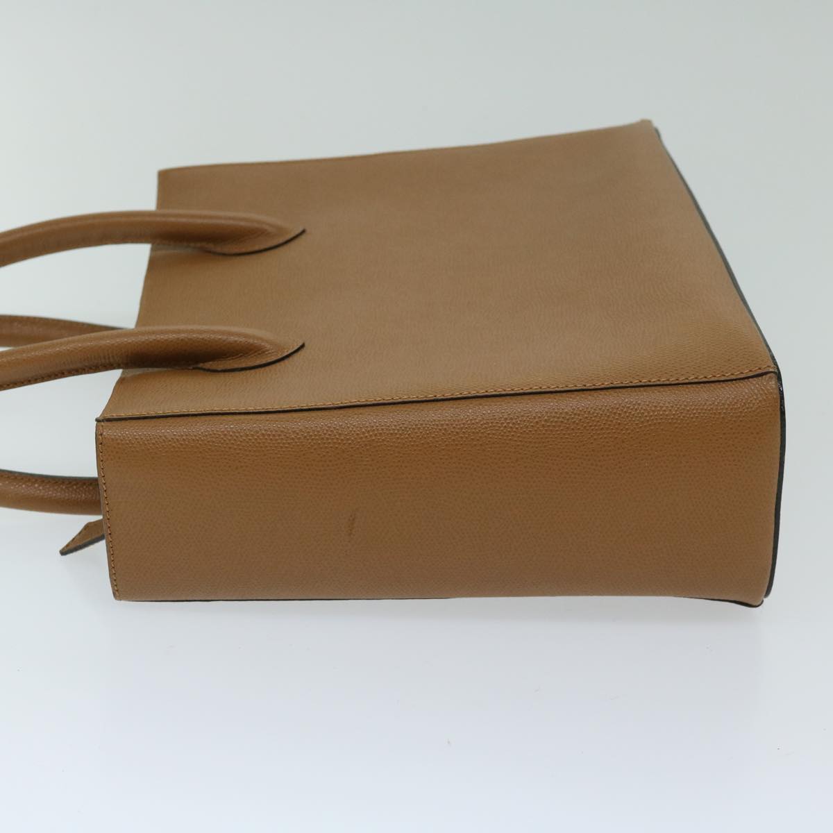 CELINE Hand Bag Leather Brown 11115