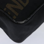 FENDI Hand Bag Canvas Blackyk11127