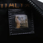 FENDI Hand Bag Canvas Blackyk11127