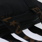 FENDI Hand Bag Canvas Blackyk11127
