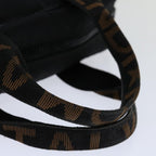 FENDI Hand Bag Canvas Blackyk11127
