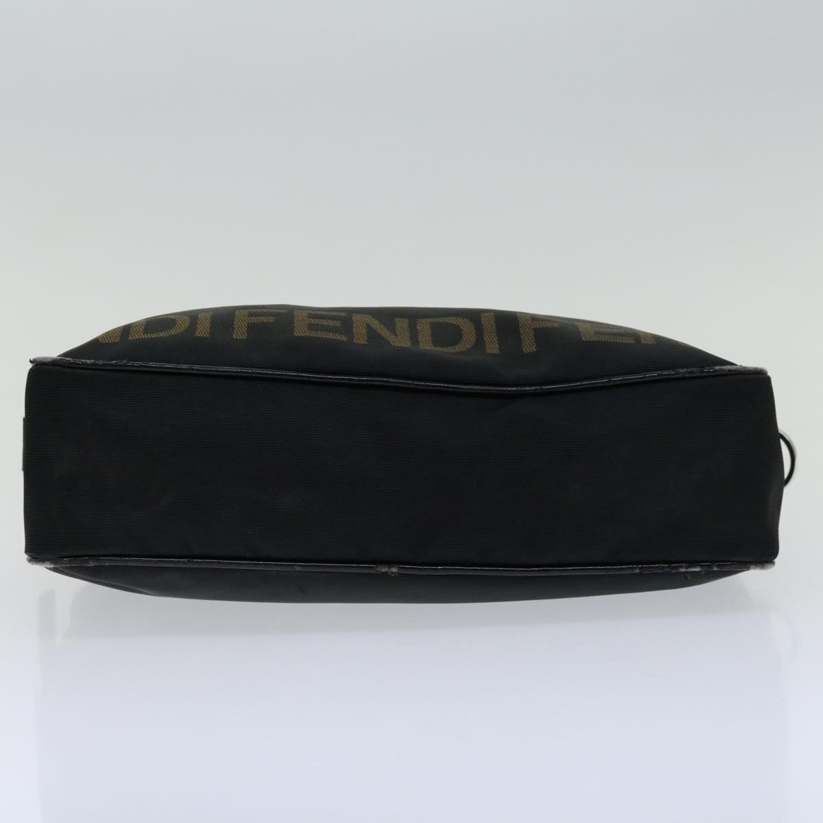 FENDI Hand Bag Canvas Blackyk11127