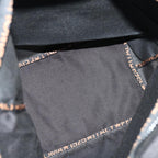 FENDI Hand Bag Canvas Blackyk11128