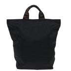 FENDI Hand Bag Canvas Blackyk11128