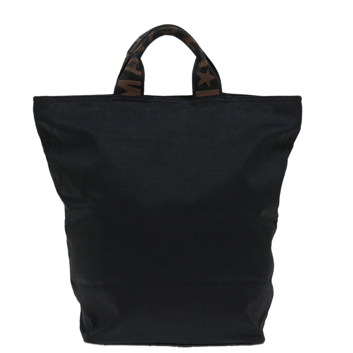 FENDI Hand Bag Canvas Blackyk11128