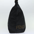 FENDI Hand Bag Canvas Blackyk11128