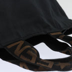 FENDI Hand Bag Canvas Blackyk11128