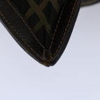 FENDI Zucca Canvas Clutch Bag Black Brownyk11175