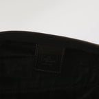 FENDI Zucca Canvas Hand Bag Brown Blackyk11227