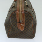 CELINE Macadam Canvas Boston Bag PVC Brown 11250