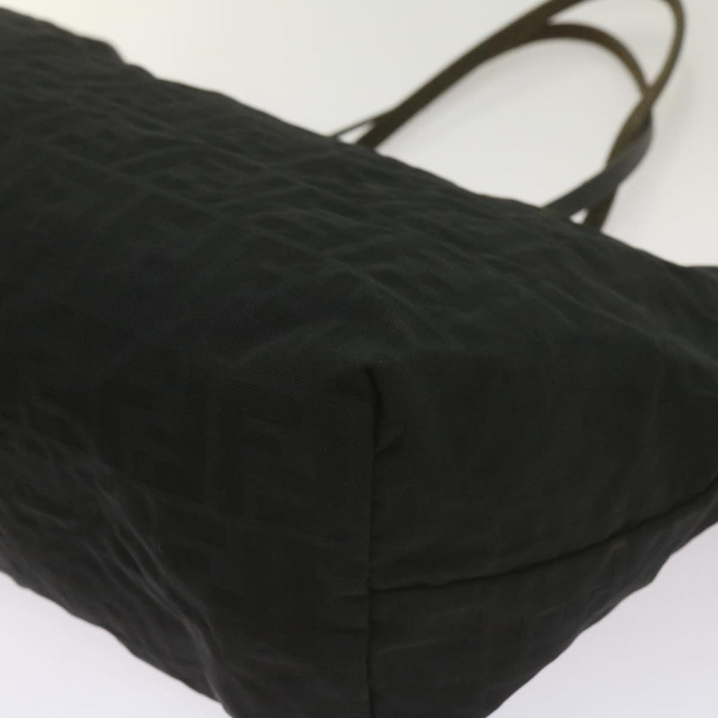 FENDI Zucca Canvas Tote Bag Blackyk11259