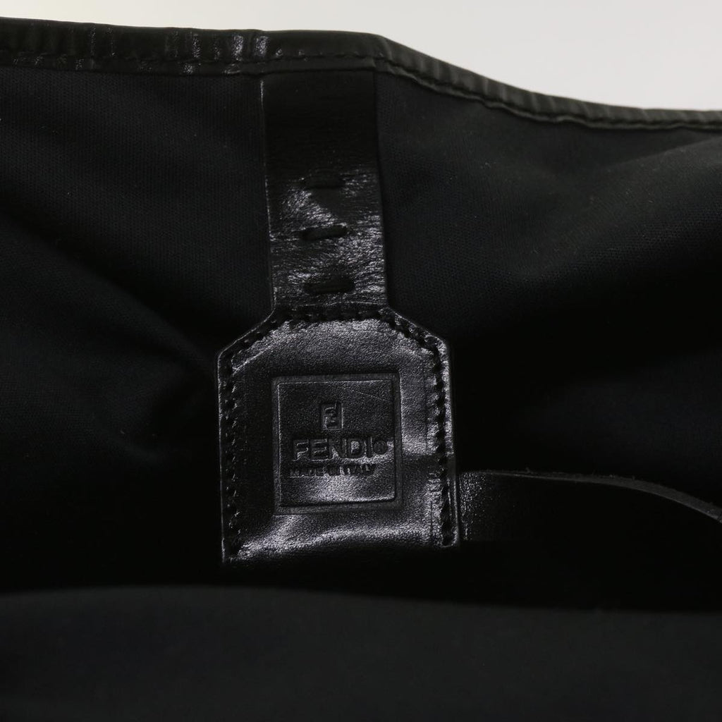 FENDI Zucca Canvas Tote Bag Blackyk11259