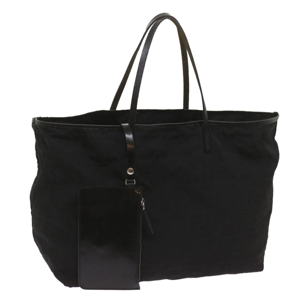 FENDI Zucca Canvas Tote Bag Blackyk11259