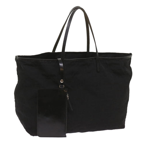 FENDI Zucca Canvas Tote Bag Blackyk11259