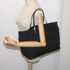FENDI Zucca Canvas Tote Bag Blackyk11259