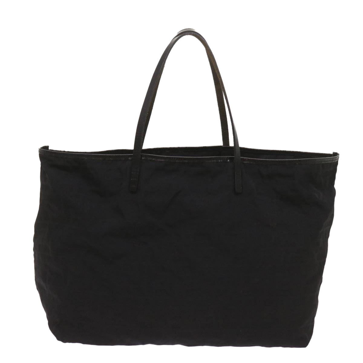 FENDI Zucca Canvas Tote Bag Blackyk11259