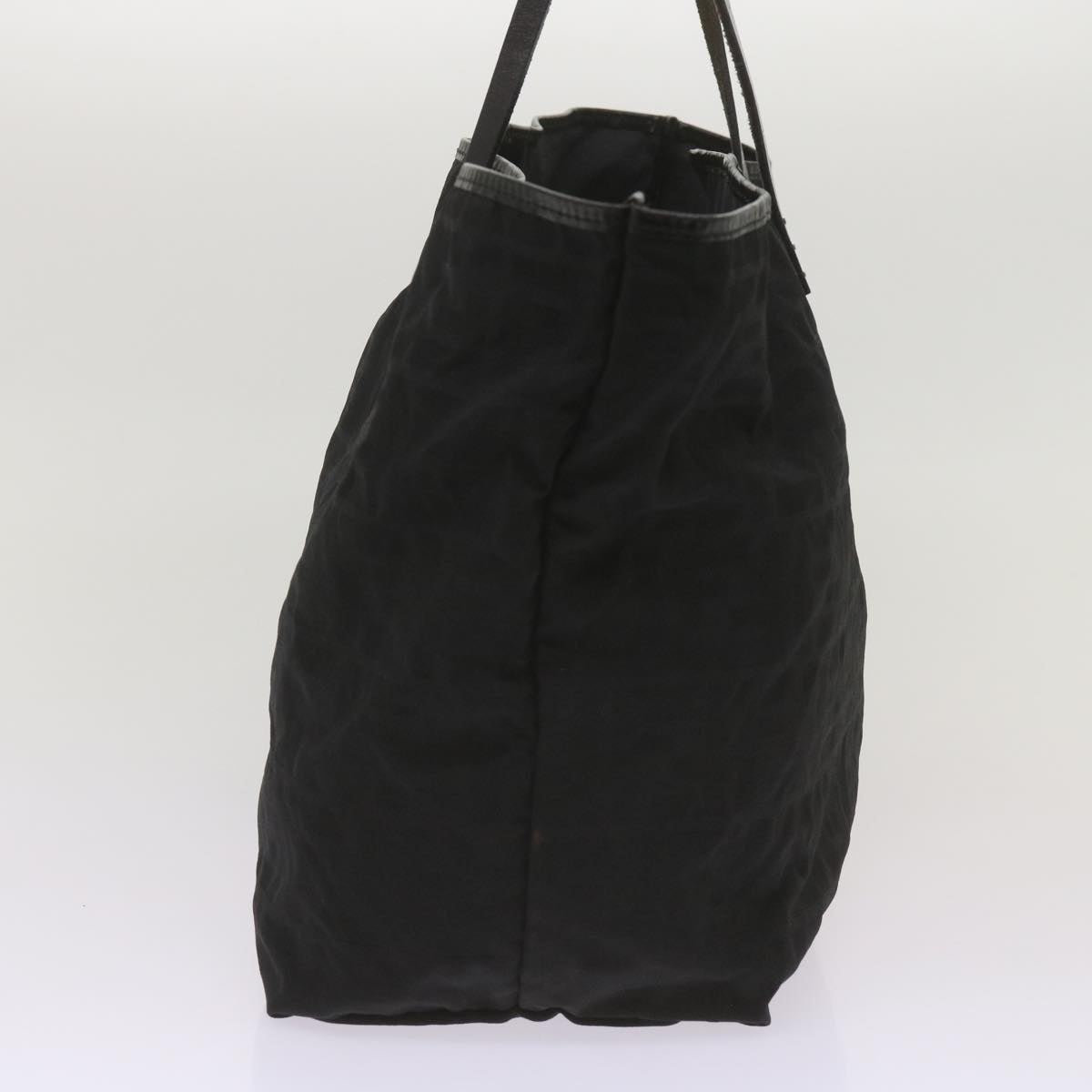FENDI Zucca Canvas Tote Bag Blackyk11259