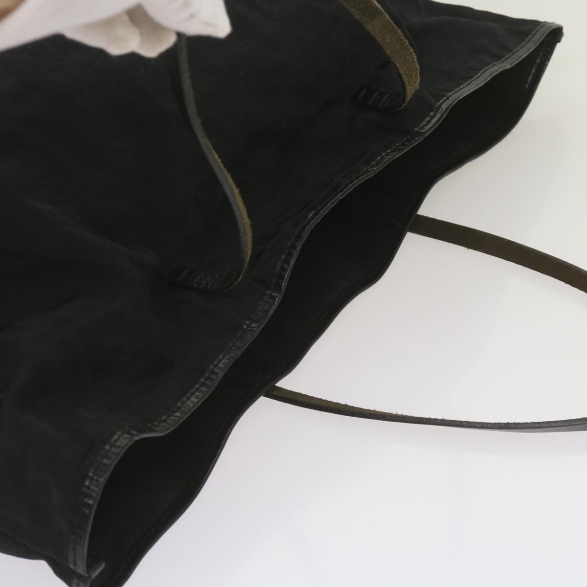 FENDI Zucca Canvas Tote Bag Blackyk11259