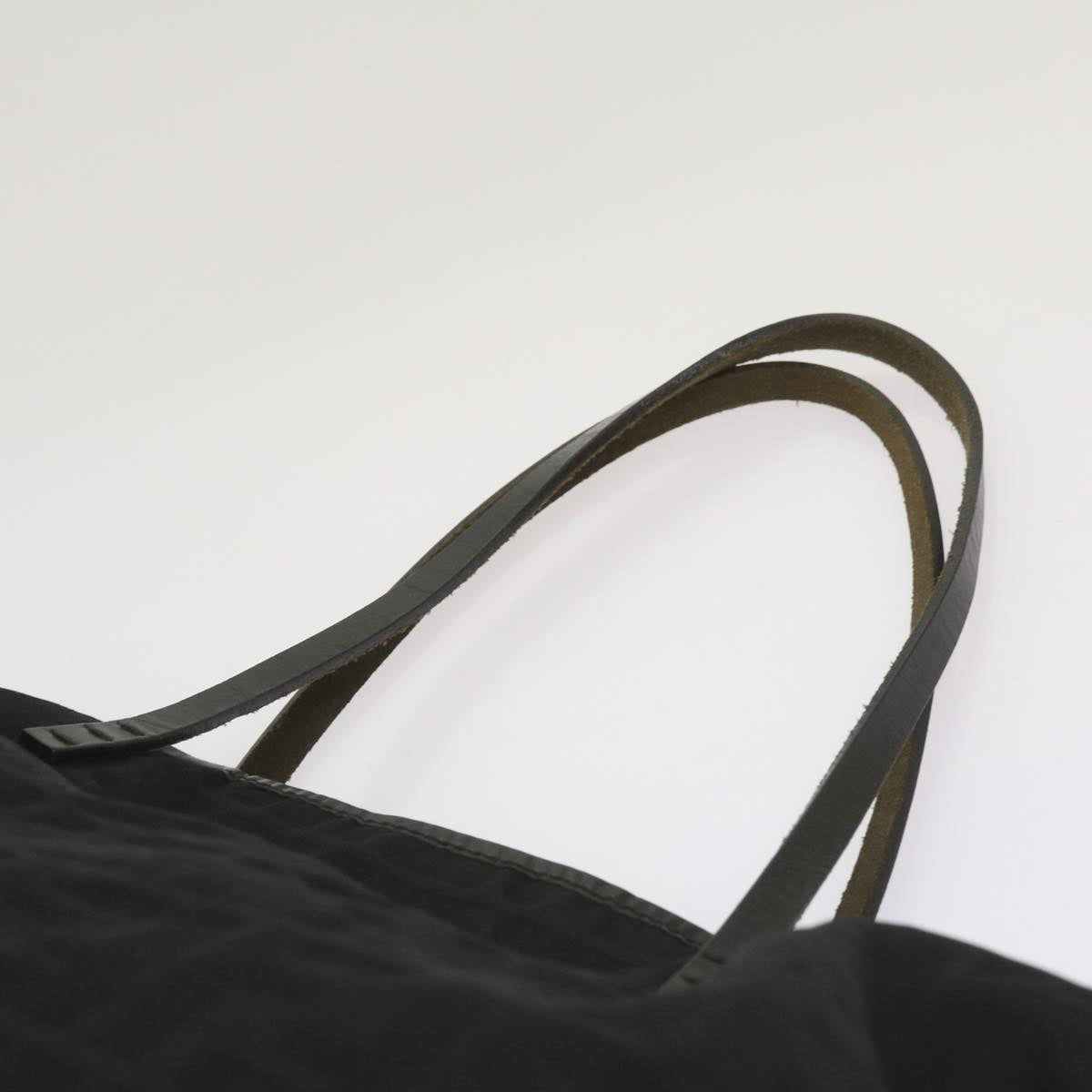 FENDI Zucca Canvas Tote Bag Blackyk11259