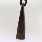 FENDI Zucca Canvas Tote Bag Black Brownyk11261
