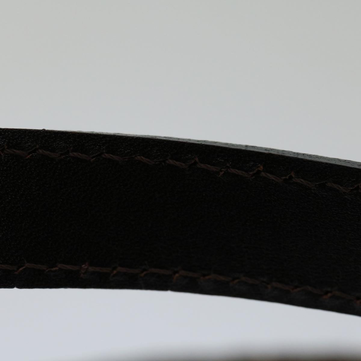 FENDI Zucca Canvas Hand Bag Brown Blackyk11283