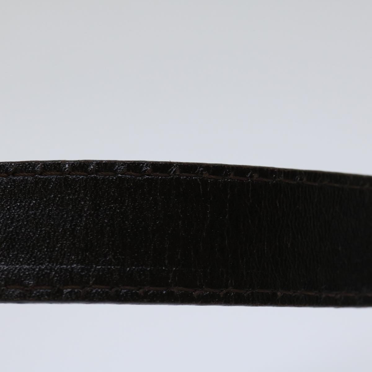 FENDI Zucca Canvas Mamma Baguette Shoulder Bag Black Brownyk11309