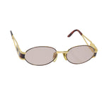 FENDI Sunglasses metal Gold Brownyk11319