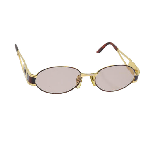 FENDI Sunglasses metal Gold Brownyk11319