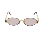 FENDI Sunglasses metal Gold Brownyk11319