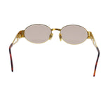 FENDI Sunglasses metal Gold Brownyk11319