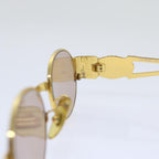 FENDI Sunglasses metal Gold Brownyk11319